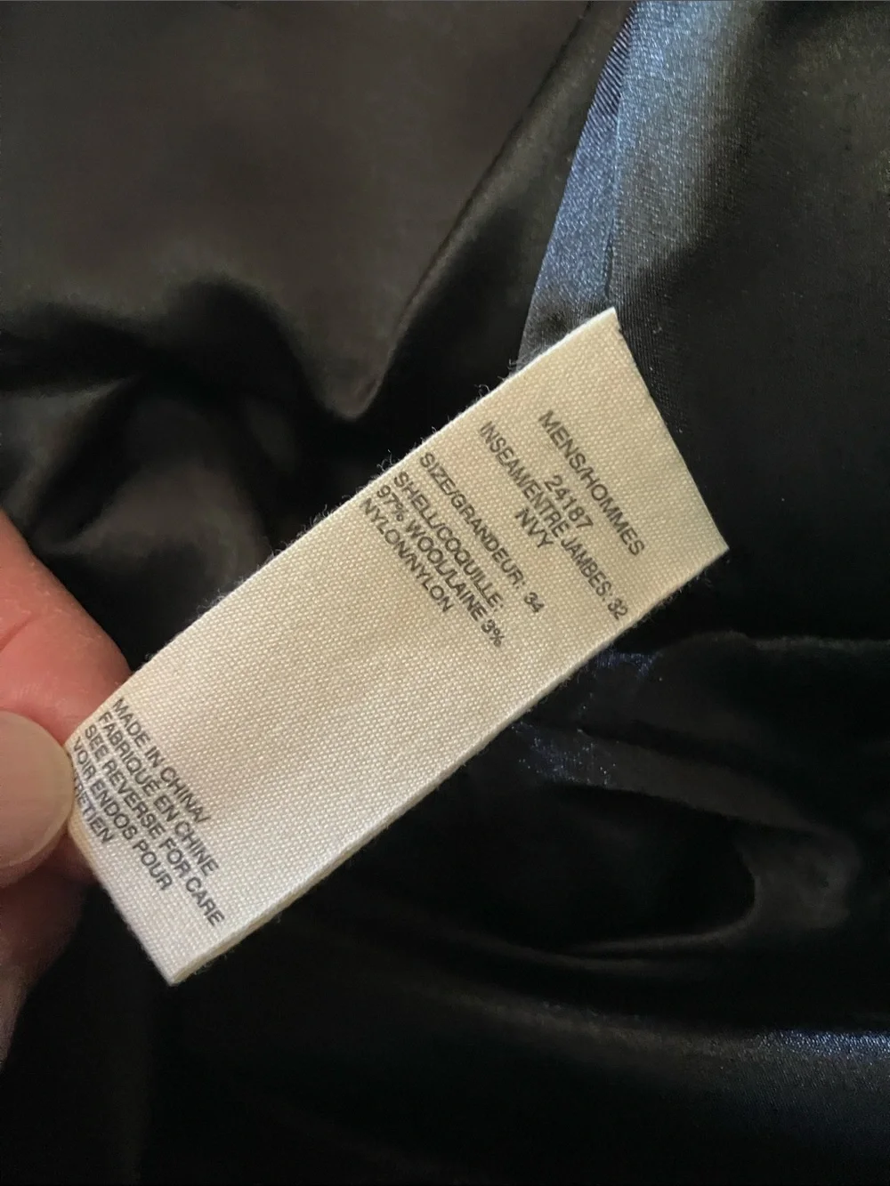 Woolrich men’s wool herringbone trousers lined 34 x 32 NWOT